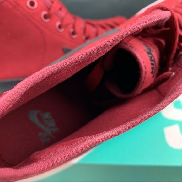 Nike SB Blazer Court Mid Red Mens Various Sizes - Picture 3 of 11